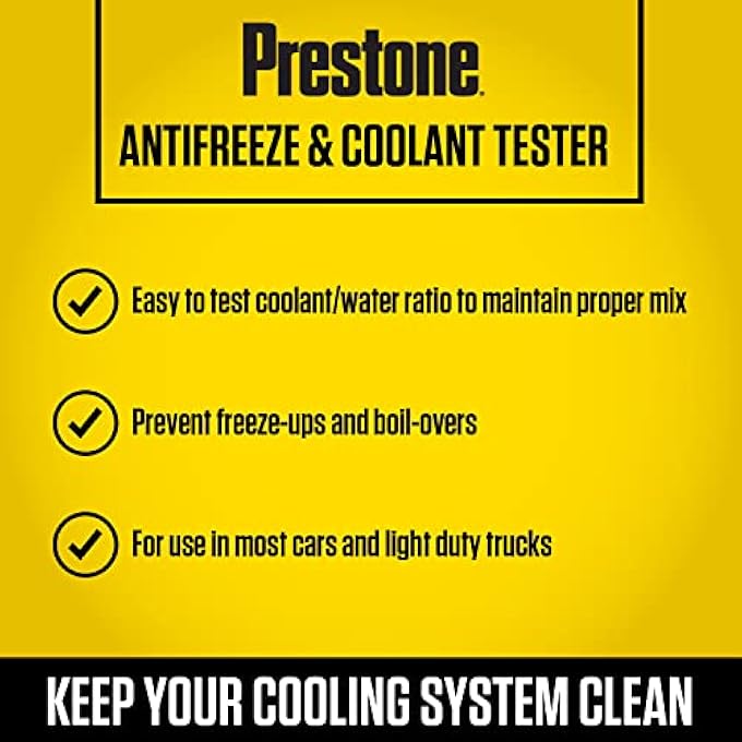 Prestone AF-1420 ANTIFREEZE/COOLANT TESTER - Image 4